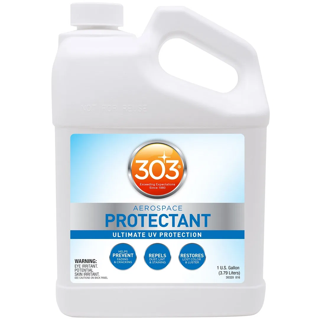 30320 – 303 PRODUCTS Vinyl Protectant, 1 Gallon Jug Single Used For Vinyl/ Synthetic And Natural Rubber/ Plastic/ Fin...
